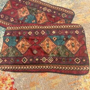 Vintage Bohemian Style King Size Pillow Case Shams from JC Penny Turkish Pattern